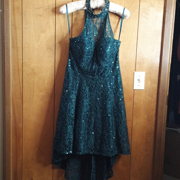 City Studio Dresses & Skirts - City Studio juniors size 11 high/low lace & sequin